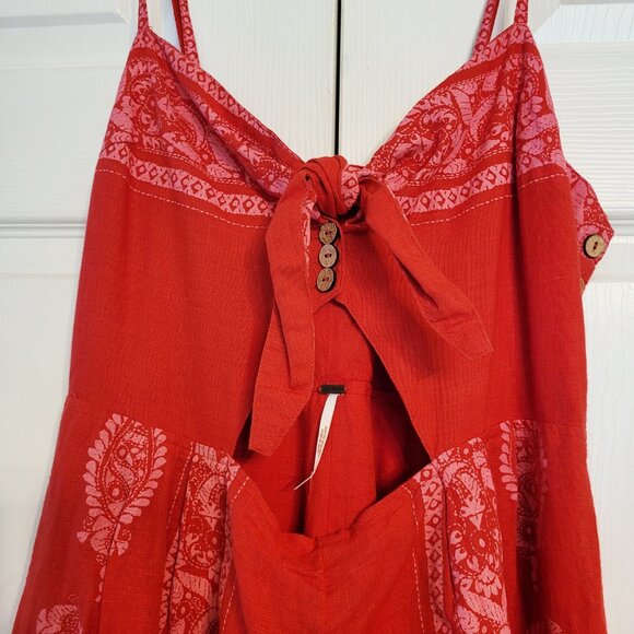 Free People X Revolve Feel The Sun Bandana Print Jumpsuit - Picture 6 of 13